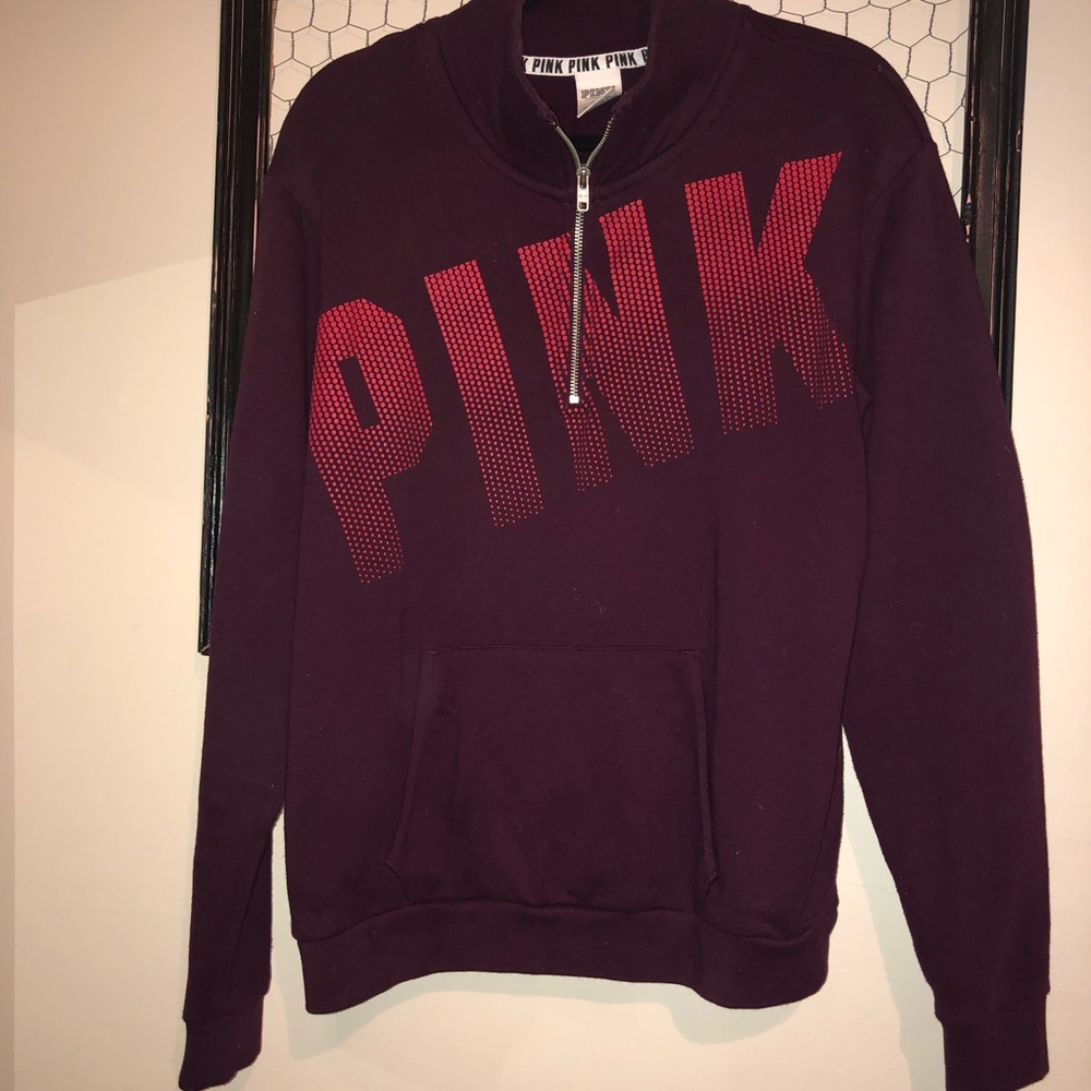 Victoria’s Secret Pink Quarter Zip Sweatshirt